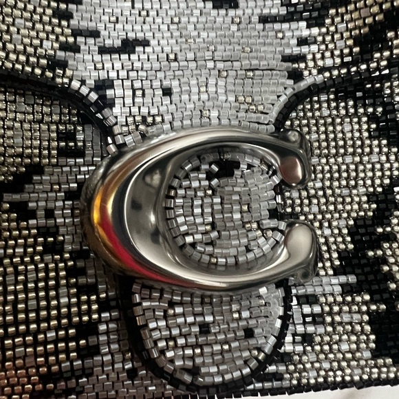 Coach Black and Silver Tabby 26 Shoulder Bag - Picture 2 of 9